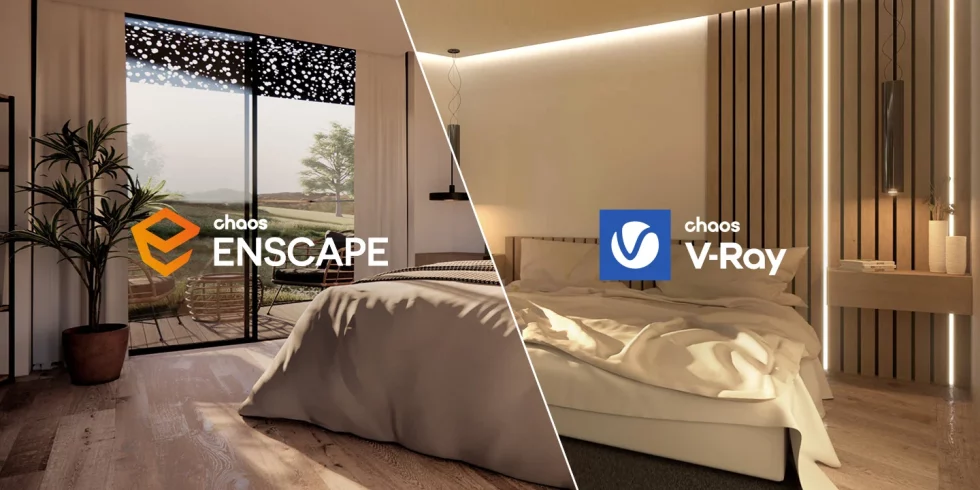 Comparatif Enscape vs V-Ray