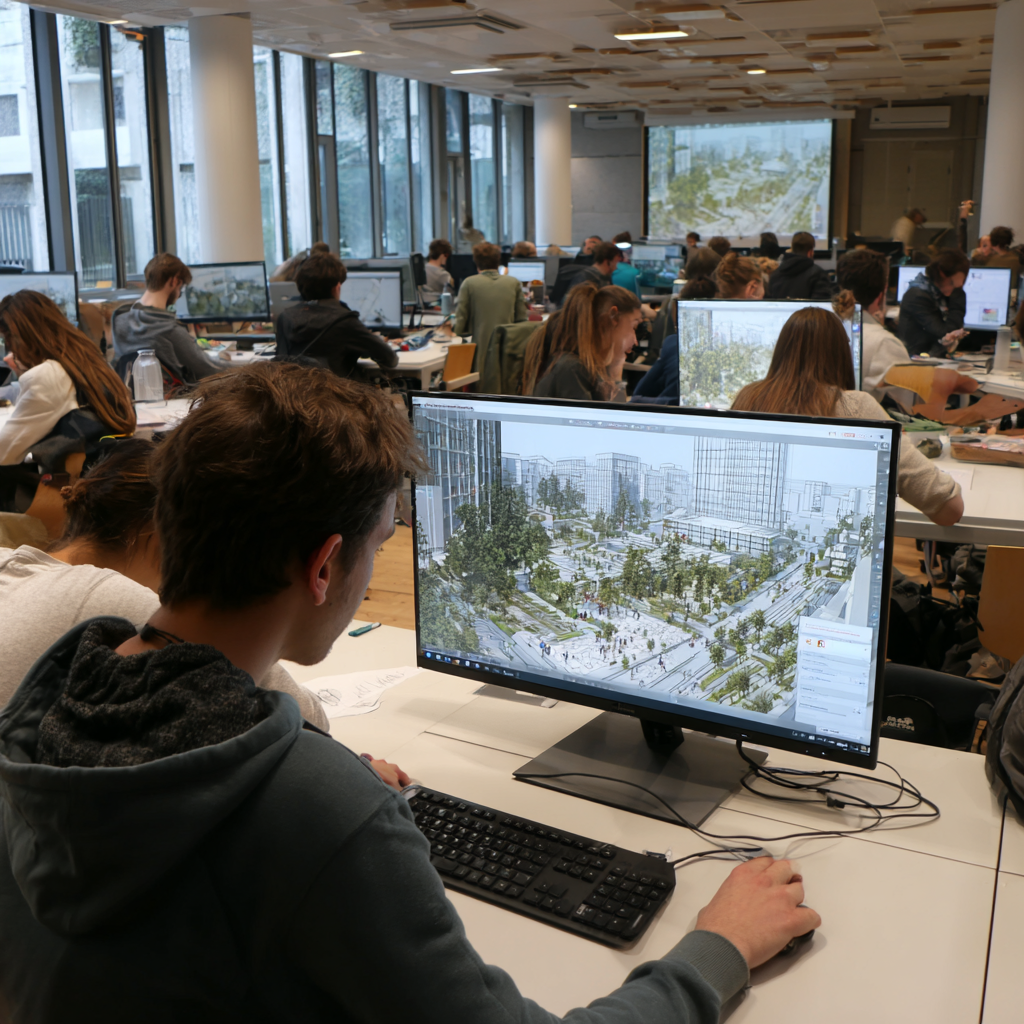 Initier les élèves à l’urbanisme et à la planification 3D avec SketchUp