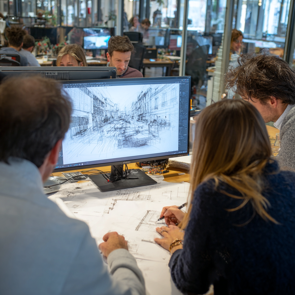 SketchUp pour la conception collaborative : fluidifier les échanges entre équipes et clients